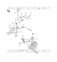 BRAKE PEDAL voor Kawasaki BRUTE FORCE 750 4X4I EPS 2017