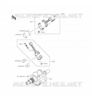 CRANKSHAFT voor Kawasaki BRUTE FORCE 750 4X4I EPS 2017