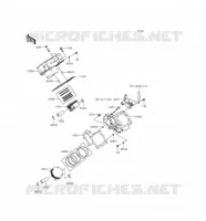 CYLINDER   PISTON  voor Kawasaki BRUTE FORCE 750 4X4I EPS 2017