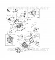 CYLINDER HEAD voor Kawasaki BRUTE FORCE 750 4X4I EPS 2017
