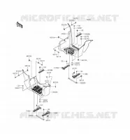 FOOTREST voor Kawasaki BRUTE FORCE 750 4X4I EPS 2017