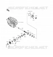 FRONT GEAR voor Kawasaki BRUTE FORCE 750 4X4I EPS 2017