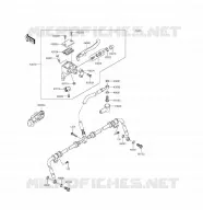 FRONT MASTER CYLINDER voor Kawasaki BRUTE FORCE 750 4X4I EPS 2017