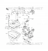 FUEL TANK voor Kawasaki BRUTE FORCE 750 4X4I EPS 2017