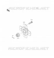 REAR HUB voor Kawasaki BRUTE FORCE 750 4X4I EPS 2017