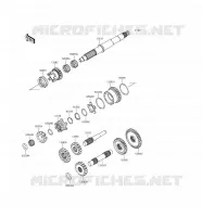 TRANSMISSION voor Kawasaki BRUTE FORCE 750 4X4I EPS 2017