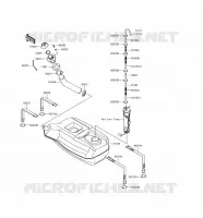 FUEL TANK voor Kawasaki JET SKI STX-15F 2017