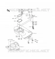 REAR HULL PARTS voor Kawasaki JET SKI STX-15F 2017
