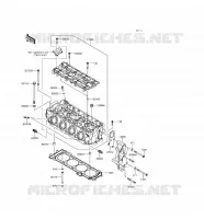 CYLINDER HEAD voor Kawasaki JET SKI ULTRA 310X 2017