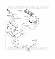 INLET MUFFLER voor Kawasaki JET SKI ULTRA 310X 2017