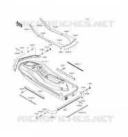 MOUSSE voor Kawasaki JET SKI ULTRA 310X 2017