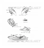 STICKER voor Kawasaki JET SKI ULTRA 310X 2017