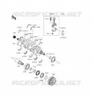 CRANKSHAFT voor Kawasaki JET SKI ULTRA 310R 2016