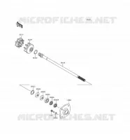 DRIVE SHAFT voor Kawasaki JET SKI ULTRA 310R 2016