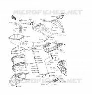 FRONT HULL PARTS voor Kawasaki JET SKI ULTRA 310R 2016