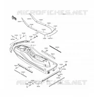 MOUSSE voor Kawasaki JET SKI ULTRA 310R 2016