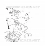 REAR HULL PARTS voor Kawasaki JET SKI ULTRA 310R 2016