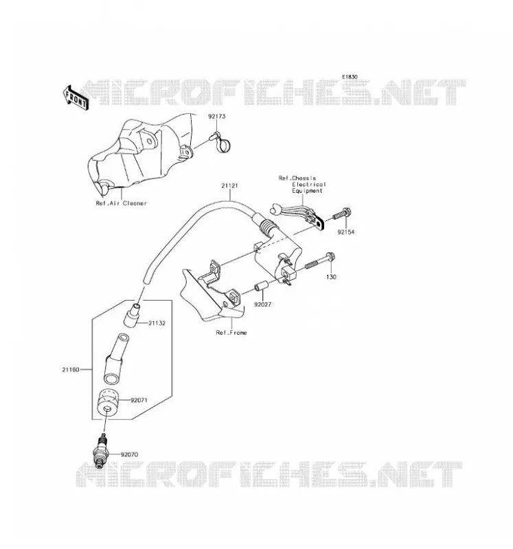 IGNITION SYSTEM Kawasaki MOTOS 125 2017 Z125 PRO  BR125JHF
