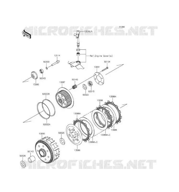 CLUTCH Kawasaki MOTOS 250 2016 Z250SL  BR250EGF