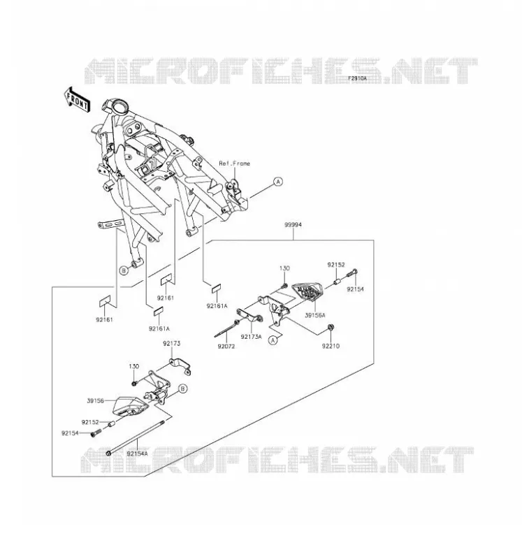 ACCESSORY(COUVRE COMPTEUR) Kawasaki MOTOS 250 2016 Z250SL ABS  BR250FGF