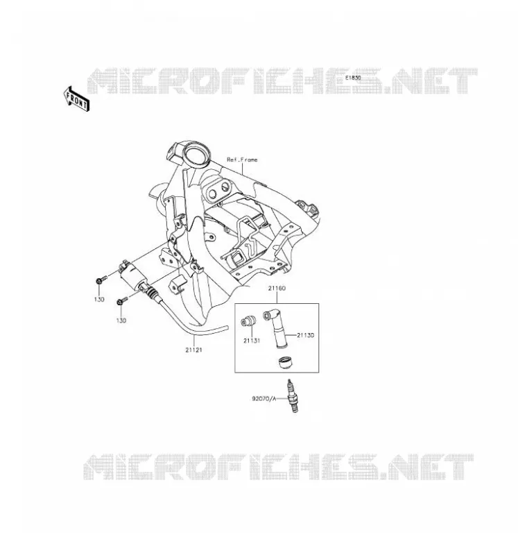 IGNITION SYSTEM Kawasaki MOTOS 250 2016 Z250SL ABS  BR250FGF