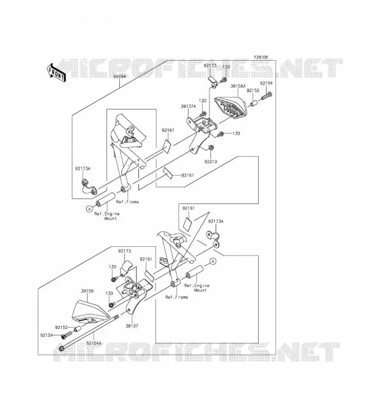 ACCESSORY(COUVRE COMPTEUR) Kawasaki MOTOS 250 2016 NINJA 250SL  BX250AGF