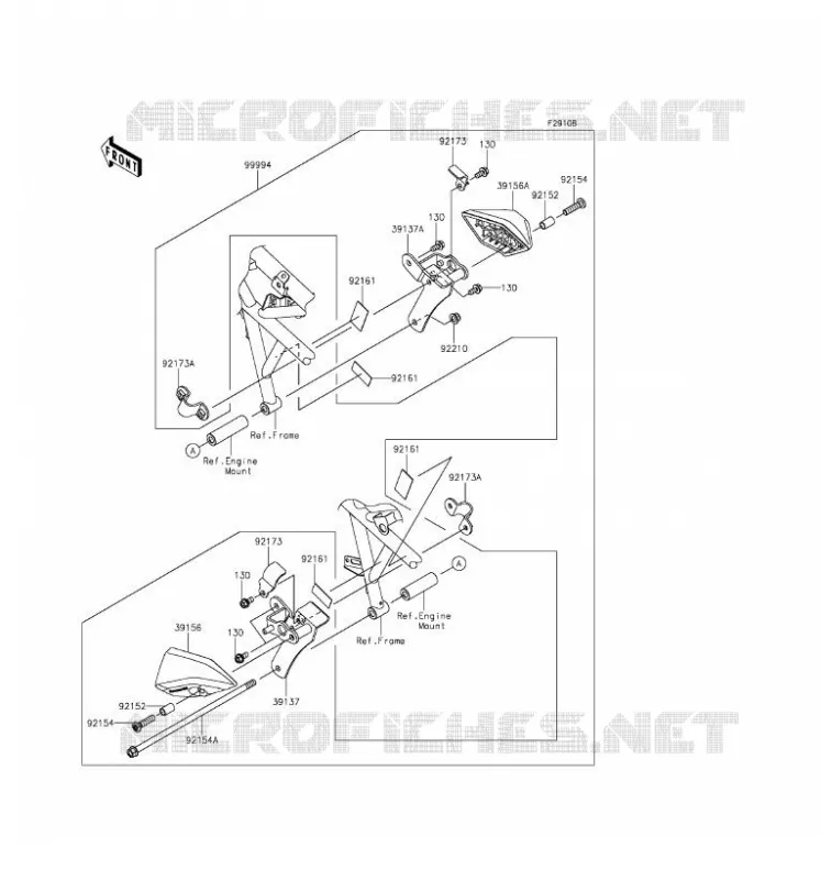 ACCESSORY(COUVRE COMPTEUR) Kawasaki MOTOS 250 2016 NINJA 250SL ABS  BX250BGF
