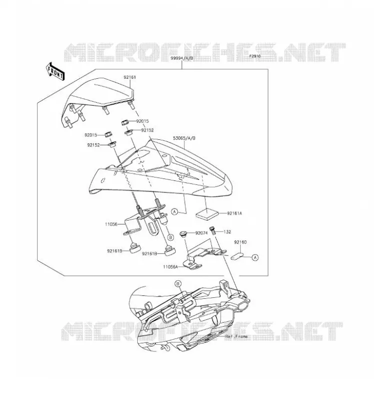 ACCESSORY (COUVRE SELLE) Kawasaki MOTOS 250 2016 NINJA 250SL ABS  BX250BGF