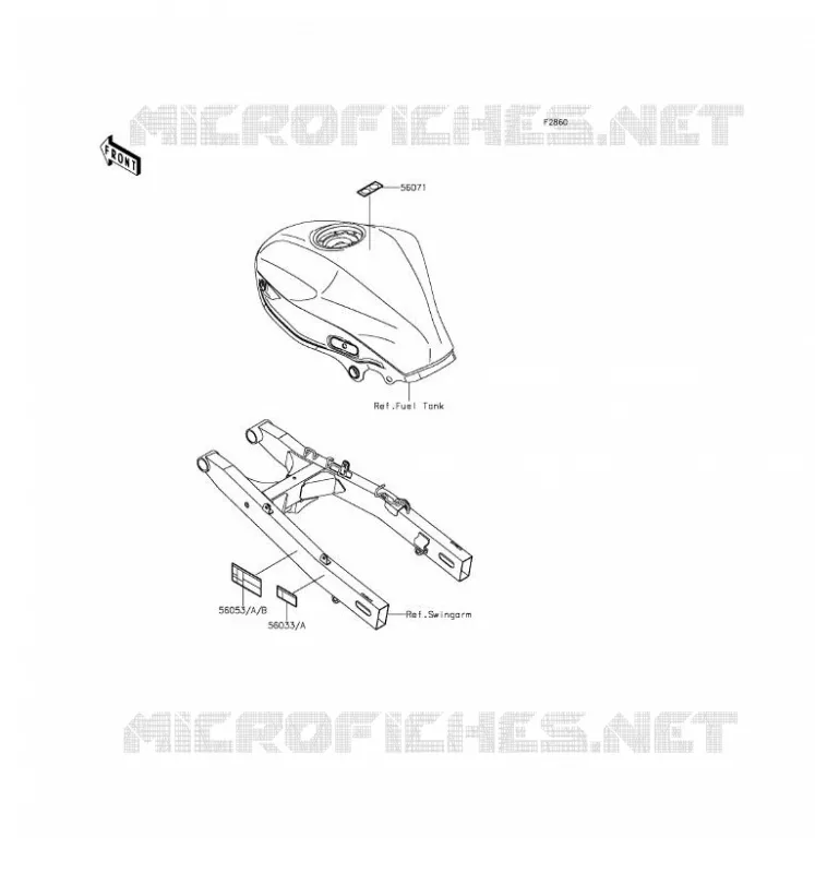 LABELS Kawasaki MOTOS 250 2016 NINJA 250SL ABS  BX250BGFA