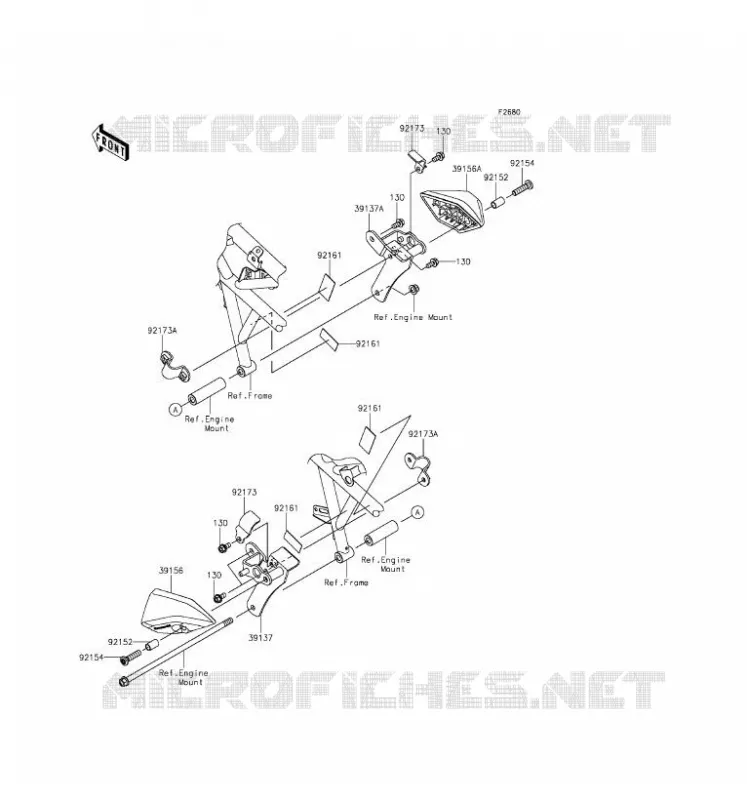 PROTECTION(S) Kawasaki MOTOS 250 2016 NINJA 250SL ABS  BX250BGFA