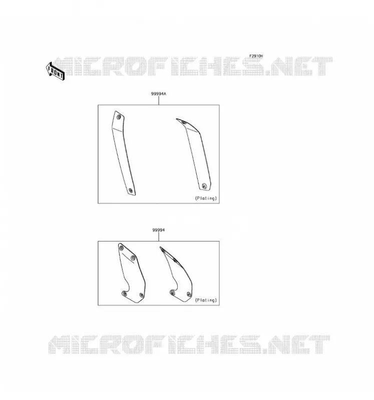 ACCESSORY(Outer Cover) Kawasaki MOTOS 650 2017 VULCAN S ABS  EN650DHF