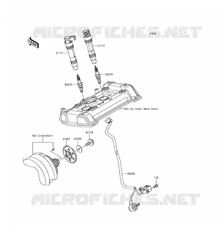 IGNITION SYSTEM Kawasaki MOTOS 650 2017 VULCAN S ABS  EN650DHF