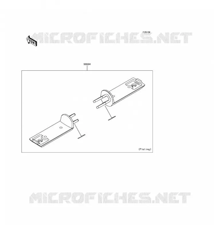 ACCESSORY(Foot Peg) Kawasaki MOTOS 650 2017 VULCAN S ABS  EN650DHFA