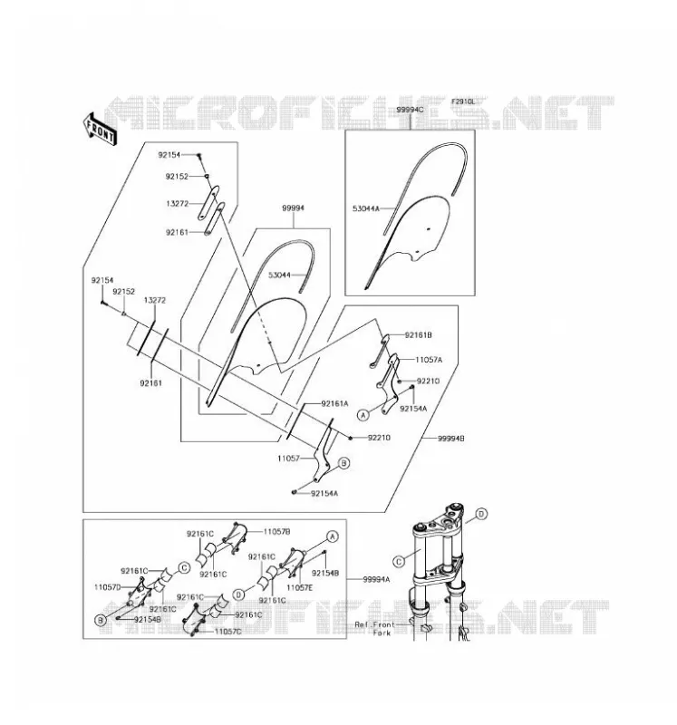 ACCESSORY(PARE-BRISE) Kawasaki MOTOS 650 2017 VULCAN S ABS  EN650DHFA