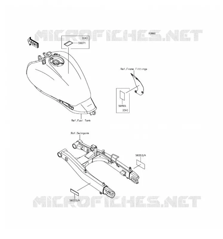 LABELS Kawasaki MOTOS 650 2017 VULCAN S ABS  EN650DHFA