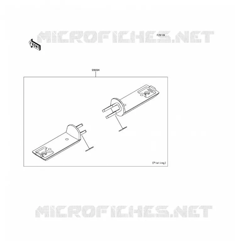 ACCESSORY(Foot Peg) Kawasaki MOTOS 650 2017 VULCAN S ABS  EN650EHF