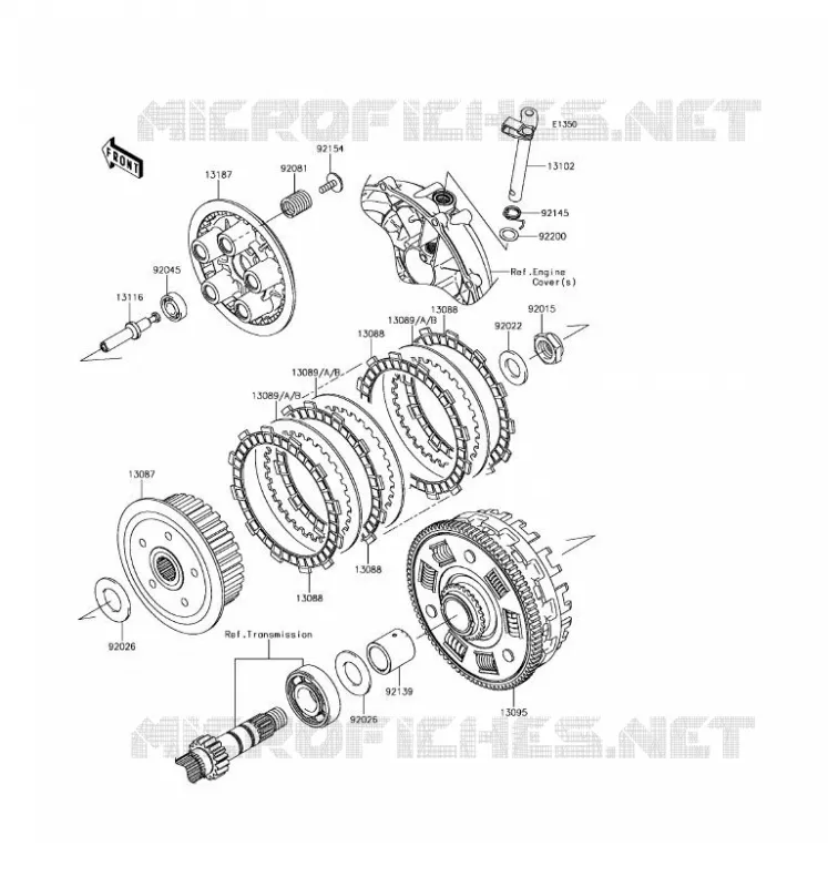 CLUTCH Kawasaki MOTOS 650 2017 VULCAN S ABS  EN650EHF