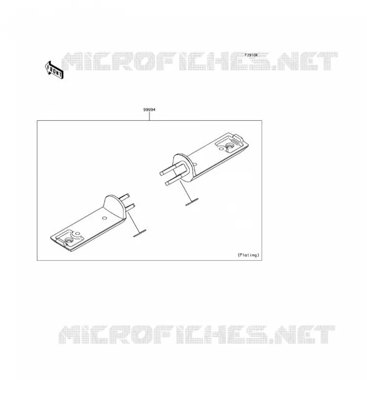 ACCESSORY(Foot Peg) Kawasaki MOTOS 650 2017 VULCAN S ABS  EN650EHF
