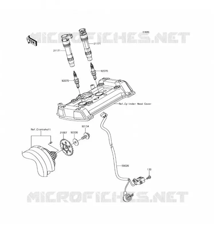IGNITION SYSTEM Kawasaki MOTOS 650 2017 VULCAN S ABS  EN650EHF