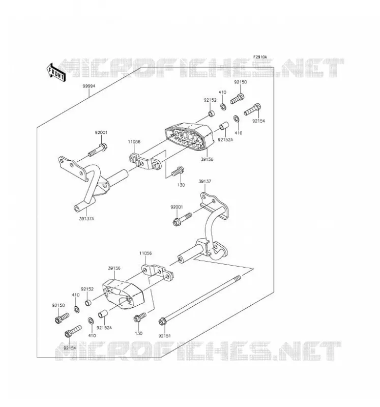 ACCESSORY (PROTECTION MOTEUR) Kawasaki MOTOS 300 2016 NINJA 300  EX300AGF