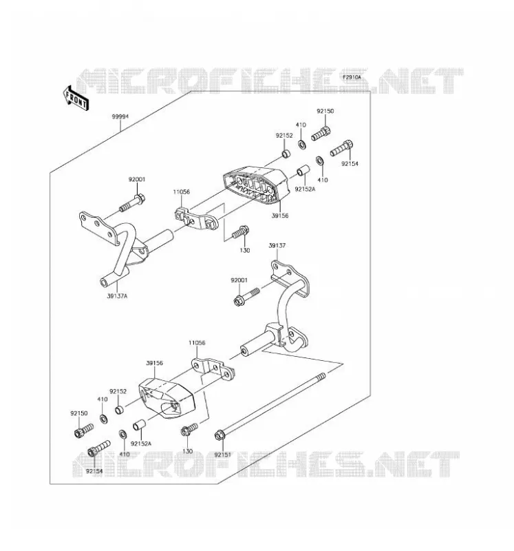 ACCESSORY (PROTECTION MOTEUR) Kawasaki MOTOS 300 2016 NINJA 300 ABS  EX300BGF