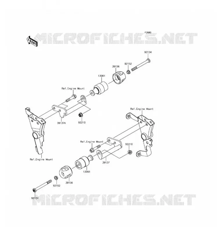 PROTECTION(S) Kawasaki MOTOS 300 2017 NINJA 300 ABS  EX300BHFB