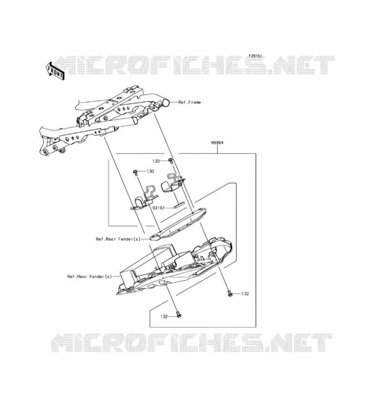 ACCESSORY (SUPPORT ANTIVOL U) Kawasaki MOTOS 650 2017 NINJA 650 ABS  EX650KHF