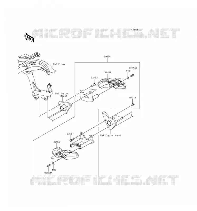 ACCESSORY (PROTECTION MOTEUR) Kawasaki MOTOS 650 2016 VERSYS 650  KLE650EGF