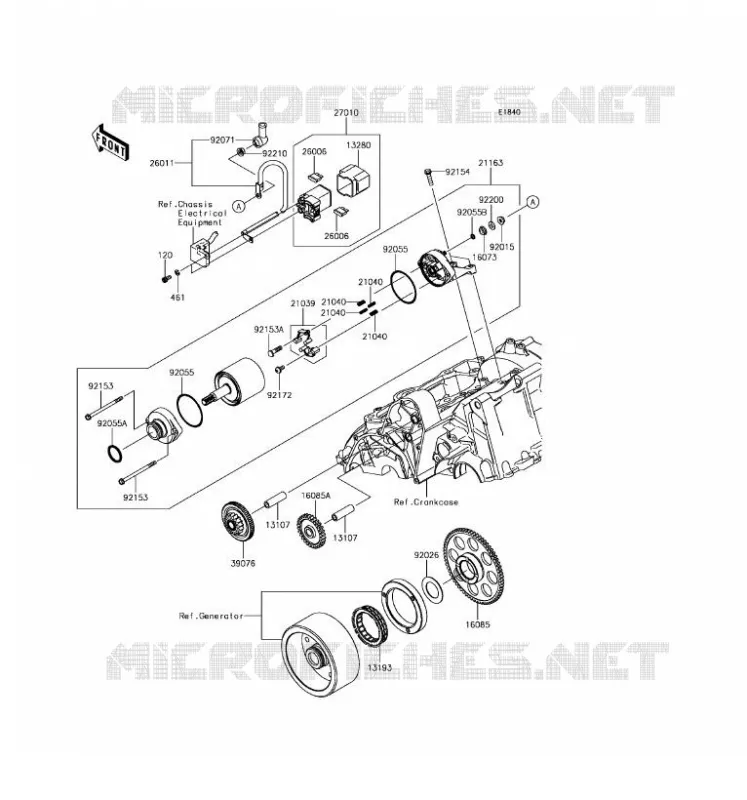 STARTER MOTOR Kawasaki MOTOS 650 2017 VERSYS 650 ABS  KLE650FHFA