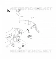 BRAKE PEDAL voor Kawasaki D-TRACKER 2016