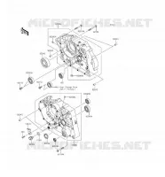 CRANKCASE(S) voor Kawasaki D-TRACKER 2016