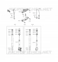 FRONT FORK voor Kawasaki D-TRACKER 2016
