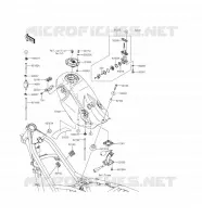FUEL TANK voor Kawasaki D-TRACKER 2016