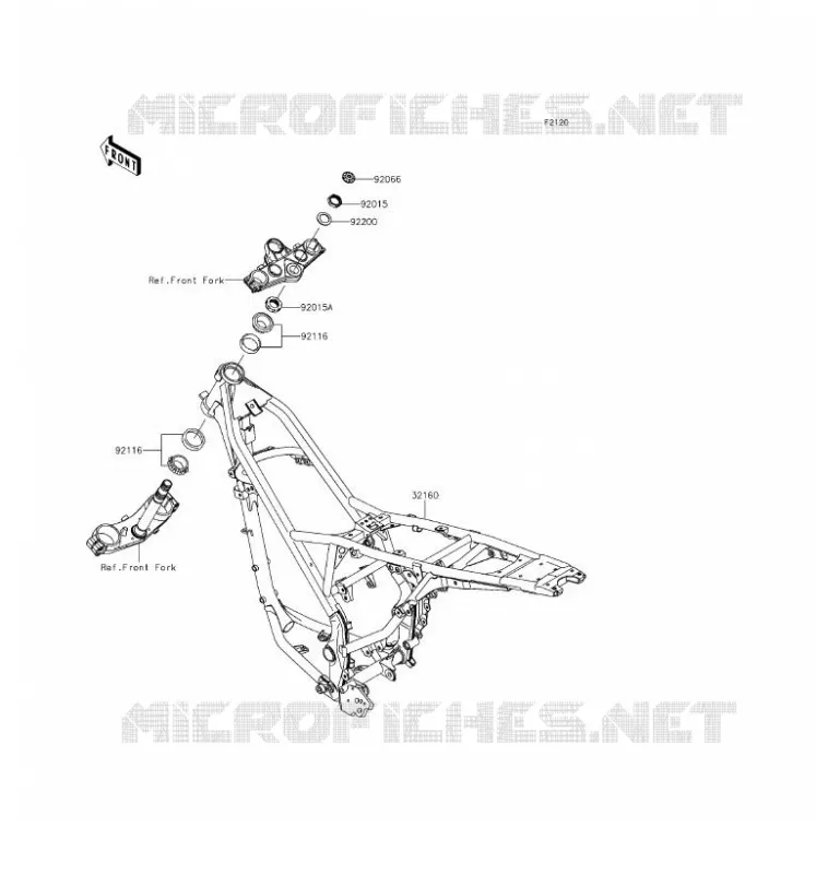 CHASSIS Kawasaki MOTOS 150 2016 D-TRACKER  KLX150HGF